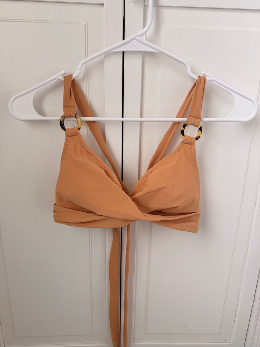 Womens Twist-Front Swim Top